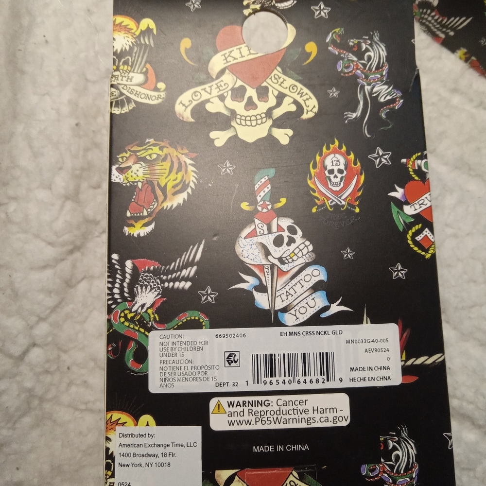 NWT ED HARDY Skull Necklace - Picture 4 of 5